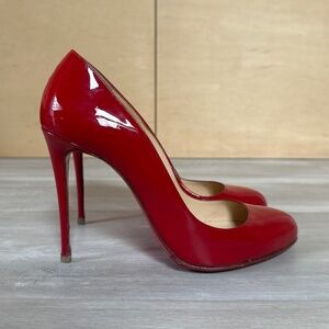 Christian Louboutin Fifi 120 Corazon red heels, size 39